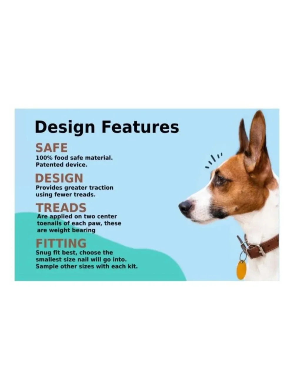 Dr. McHenrys Dog Toe Treads with Adhesive & Brush Senior Dog Traction & Mobility